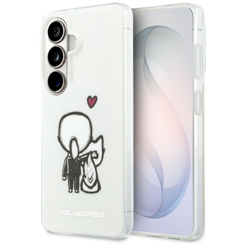 Karl Lagerfeld IML Karl&Choupette MagSafe Case for Samsung Galaxy S26 / transparent
