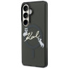 Karl Lagerfeld IML KC Script MagSafe Case for Samsung Galaxy S26 Plus / black