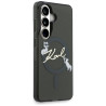 Karl Lagerfeld IML KC Script MagSafe Case for Samsung Galaxy S26 Plus / black