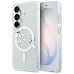 Karl Lagerfeld IML KC Script MagSafe Case for Samsung Galaxy S26 / transparent