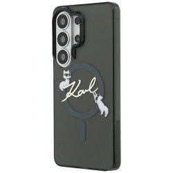 Karl Lagerfeld IML KC Script MagSafe Case for Samsung Galaxy S26 Ultra / black