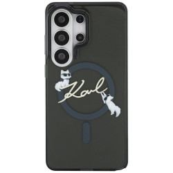 Karl Lagerfeld IML KC Script MagSafe Case for Samsung Galaxy S26 Ultra / black