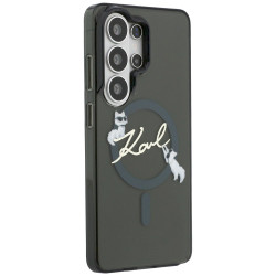 Karl Lagerfeld IML KC Script MagSafe Case for Samsung Galaxy S26 Ultra / black