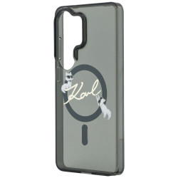 Karl Lagerfeld IML KC Script MagSafe Case for Samsung Galaxy S26 Ultra / black