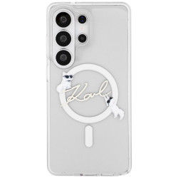 Case Karl Lagerfeld IML KC Script MagSafe for Samsung Galaxy S26 Ultra / transparent