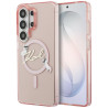 Karl Lagerfeld IML KC Script MagSafe Case for Samsung Galaxy S26 Ultra / pink