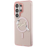 Karl Lagerfeld IML KC Script MagSafe Case for Samsung Galaxy S26 Ultra / pink
