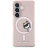 Karl Lagerfeld IML Peekaboo Choupette MagSafe Case for Samsung Galaxy S26 / pink