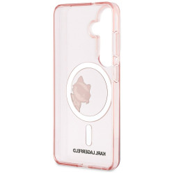 Karl Lagerfeld IML Peekaboo Choupette MagSafe Case for Samsung Galaxy S26 / pink