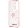 Karl Lagerfeld IML Peekaboo Choupette MagSafe Case for Samsung Galaxy S26 / pink