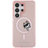 Karl Lagerfeld IML Peekaboo Choupette MagSafe Case for Samsung Galaxy S26 Ultra / pink