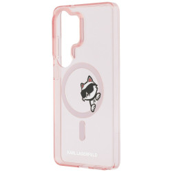 Karl Lagerfeld IML Peekaboo Choupette MagSafe Case for Samsung Galaxy S26 Ultra / pink