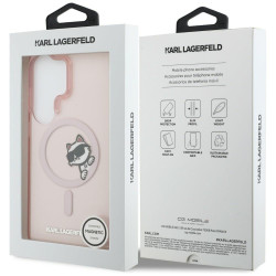Karl Lagerfeld IML Peekaboo Choupette MagSafe Case for Samsung Galaxy S26 Ultra / pink