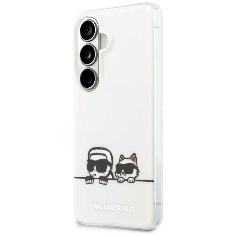 Karl Lagerfeld IML Peekaboo Karl&Choupette MagSafe Case for Samsung Galaxy S26 Plus / transparent
