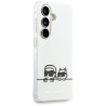 Karl Lagerfeld IML Peekaboo Karl&Choupette MagSafe Case for Samsung Galaxy S26 Plus / transparent