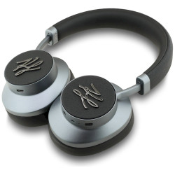 Karl Lagerfeld Grained Initials Bluetooth ANC Headphones / black
