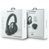 Karl Lagerfeld Grained Initials Bluetooth ANC Headphones / black