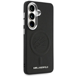 Case Karl Lagerfeld Embossed Ring Initials MagSafe for Samsung Galaxy S26 Plus / black