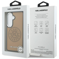 Case Karl Lagerfeld Perforated KL MagSafe for Samsung Galaxy S26 / brown