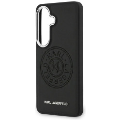 Karl Lagerfeld Perforated KL Case MagSafe for Samsung Galaxy S26 / black