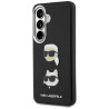Karl Lagerfeld Saffiano Double Heads Metal Case for Samsung Galaxy S26 Plus / black