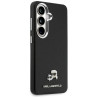 Karl Lagerfeld Saffiano KC Metal Logo MagSafe Case for Samsung Galaxy S26 / black