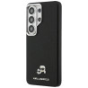 Karl Lagerfeld Saffiano KC Metal Logo MagSafe Case for Samsung Galaxy S26 Ultra / black