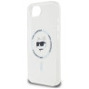 Karl Lagerfeld IML Metal Choupette Head MagSafe Case for iPhone 16e / 17e / white
