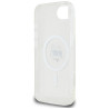 Karl Lagerfeld IML Metal Choupette Head MagSafe Case for iPhone 16e / 17e / white