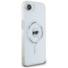 Karl Lagerfeld IML Metal Karl Head MagSafe Case for iPhone 16e / 17e / white