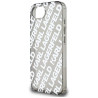 Karl Lagerfeld IML Repeat Logo Case for iPhone 16e / 17e / silver
