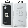 Karl Lagerfeld Monogram Karl Head Pin Case for iPhone 16e / 17e / black