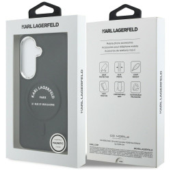 Case Karl Lagerfeld Embossed Ring RSG Logo MagSafe for Samsung Galaxy S26 Plus / black