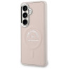 Case Karl Lagerfeld Embossed Ring RSG Logo MagSafe for Samsung Galaxy S26 Plus / pink