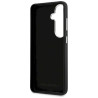 Karl Lagerfeld Grained Signature Metal Resin Logo Case for Samsung Galaxy S26 / black