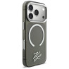 Karl Lagerfeld IML KL Script Logo MagSafe Case for iPhone 17 Pro / black