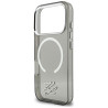 Karl Lagerfeld IML KL Script Logo MagSafe Case for iPhone 17 Pro / black