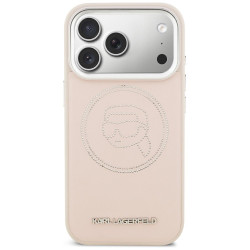 Case Karl Lagerfeld K Head Point Logo MagSafe for iPhone 17 Pro / pink