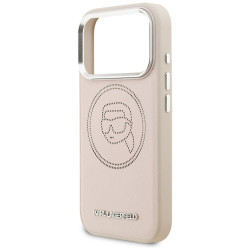 Case Karl Lagerfeld K Head Point Logo MagSafe for iPhone 17 Pro / pink