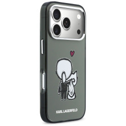 Karl Lagerfeld Karl & Choupette Back MagSafe Case for iPhone 17 Pro Max / black