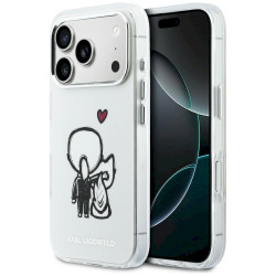 Karl Lagerfeld Karl & Choupette Back MagSafe Case for iPhone 17 Pro Max / transparent