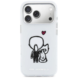 Karl Lagerfeld Karl & Choupette Back MagSafe Case for iPhone 17 Pro / transparent