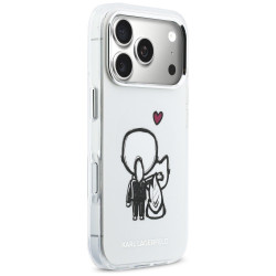 Karl Lagerfeld Karl & Choupette Back MagSafe Case for iPhone 17 Pro / transparent