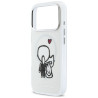 Karl Lagerfeld Karl & Choupette Back MagSafe Case for iPhone 17 Pro / transparent