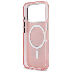 Karl Lagerfeld Karl & Choupette Back MagSafe Case for iPhone 17 Pro / pink