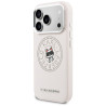 Case Karl Lagerfeld Point & Choupette Sketch MagSafe for iPhone 17 Pro / pink