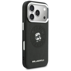 Karl Lagerfeld Point & Karl Sketch MagSafe Case for iPhone 17 Pro / black