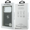 Karl Lagerfeld Point & Karl Sketch MagSafe Case for iPhone 17 Pro / black