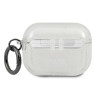 Karl Lagerfeld KLAPUKHGS AirPods Procover Karl`s Head / silver glitter