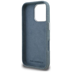 Karl Lagerfeld FW Jeans Signature Logo Case for iPhone 16 Pro / blue